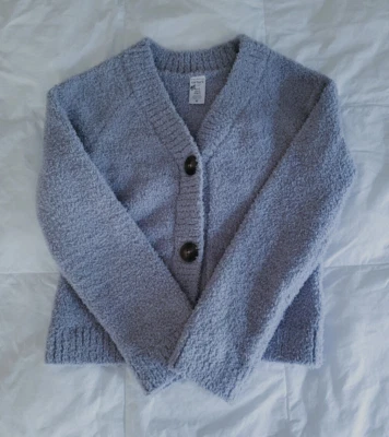 Cárdigan Carter's azul polvoriento difuso cuello en V - talla 6-7 Foto 1 de 4