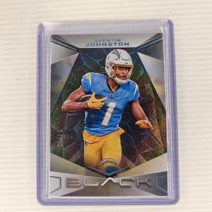 2024 Panini Black, Quentin Johnston #62 Sapphire 4/35, Los Angeles Chargers - Picture 1 of 2