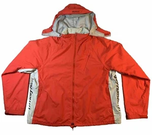 VTG HELLY HANSEN Mens JacketRed Grey VINTAGE Hooded Warm Men’s Size 2XL - Picture 1 of 9