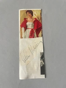 ELLEN SCHWIERS († 2019) signed signiert Albumausschnitt 7x21 Autogramm autograph - Picture 1 of 2