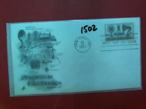 U. S. Stamp FDC # 1502 - Progress Electronics - ArtCraft cachet- comb. shipping - Picture 1 of 1