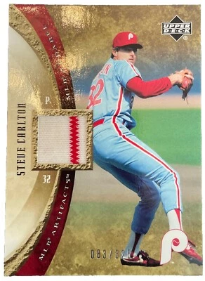 2005 Upper Deck Artifacts Steve Carlton  #MLB-CA Jersey Card /325 Phillies - Image 1 of 4
