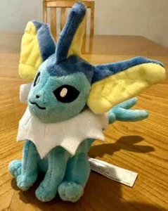 "Muñeco de peluche Pokemon Center Original Fit 6"" Vaporeon Kanto #134 M7" - Imagen 1 de 6