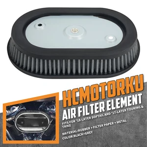 Air Filter Gray Element Replacement For Harley M8 Softail 18-23 Touring 17-2023 - Picture 1 of 15