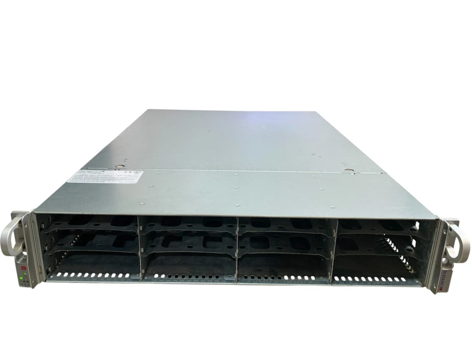 SUPERMICRO CSE-826 / 6027R-E1R12T SERVER 16GB RAM & (2x) XEON E5-2609 @ 2.50GHZ - Image 1 of 4
