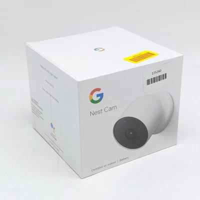 Google Nest Cam Indoor/Outdoor Battery Security Camera GA01317-US - Image 1 of 4