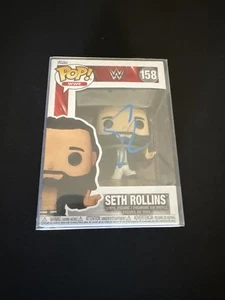 Seth Rollins Autographed WWE Wrestling Funko Pop 158 JSA COA - Picture 1 of 5
