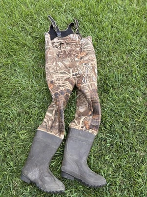 LaCrosse Neoprene Insulate Hunting Fishing Waders 1000 Thinsulate Camo Size 10 M - Image 1 of 4