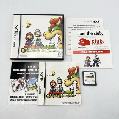 Mario & Luigi: Bowser's Inside Story (Nintendo DS, 2009) CIB COMPLETE Tested - Image 1 of 4