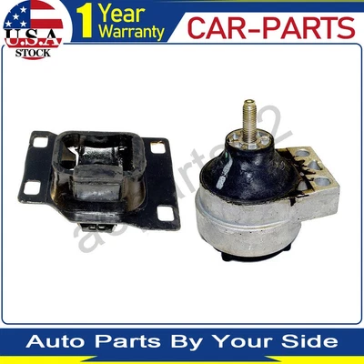 Juego de 2 montaje de transmisión de motor ATMT para Ford Focus 2004 2003 2002 2001 2000 Foto 1 de 4