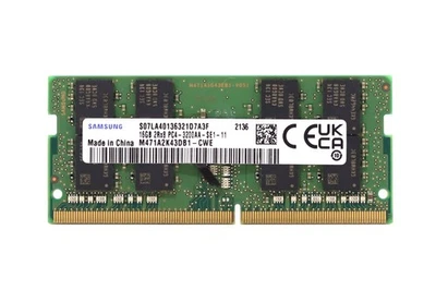 Samsung 16GB 2Rx8 PC4-3200AA-SE1-11 Laptop Memory P/N: M471A2K43DB1-CWE Tested - Image 1 of 2