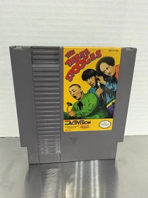The Three Stooges - Authentic Nintendo NES Game - Tested - Image 1 of 4