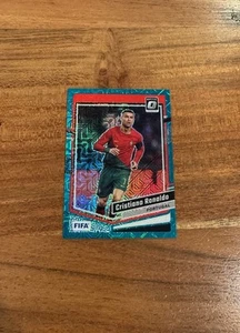 Cristiano Ronaldo 2023-24 Panini Donruss Optic Teal Mojo Prizm /49 NRMT+ CR7!! - Picture 1 of 2