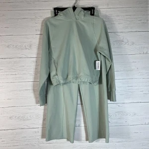 Old Navy dynamic Fleece pullover/pants mint green size XL juniors - Picture 1 of 7