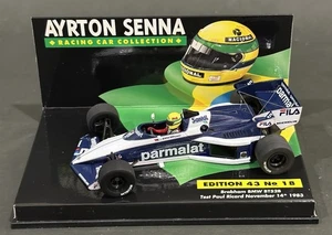 Minichamps Ayrton Senna Collection 1:43 Brabham BMW BT52B Test Paul Ricard 1983. - Picture 1 of 11