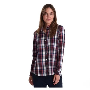 Camicia Barbour Cheviot vestibilità rilassata donna 12 - Foto 1 di 7