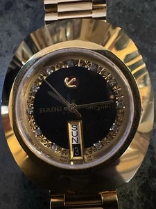 RADO DIASTAR 648.0413.3 Gold Dial Day Date Automatik Herren Armbanduhr NEUWERTIG - Bild 1 von 17