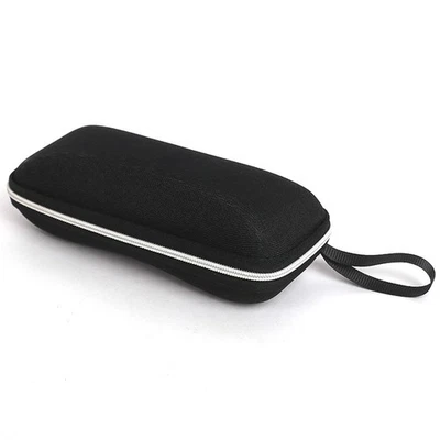 Estuche grande portátil para gafas de sol caja protectora clip para cinturón cremallera dura * Foto 1 de 4