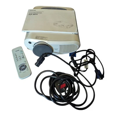 Toshiba 3LCD Projector - TLP- MT4 White - Image 1 of 4