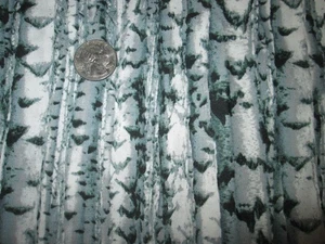 Cotton Fabric - Birch Trees - 1/2 yard - Picture 1 of 3