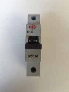 Wylex NSB16 B16 16 Amp Single Pole MCB Red Clip - Bild 1 von 7