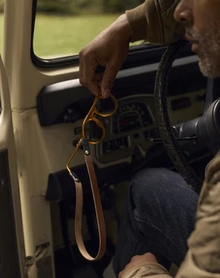 CORREAS PARA GAFAS DE SOL CLAYTON & CRUME ORIGINALES DE CUERO MARRÓN *SIN INICIALES/MONOGRAMA* Foto 1 de 4