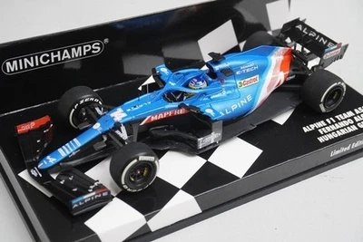 1:43 MINICHAMPS 417211214 Alpine A521 Hungarian GP 2021 #14 model car - Image 1 of 4