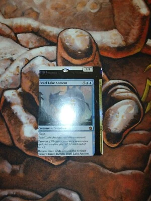 FOIL NFC Miscut Pearl Lake Ancient Khans of Tarkir MTG Magic the Gathering - Image 1 of 2