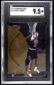 1997-98 Bowman's Best #60 Michael Jordan SGC 9.5 - Picture 1 of 2