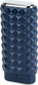 FUNDA TRIPLE CIGARROS COLIBRI QUASAR para 3 PUROS / AZUL + CUERO **en CAJA ** - Imagen 1 de 3