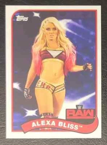 Alexa Bliss WWE Divas 2018 Topps Heritage #3 WWF WCW AEW TNA - Foto 1 di 2