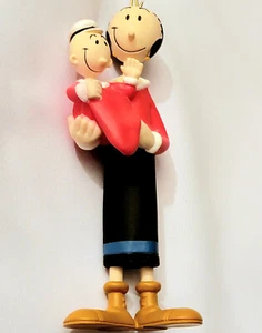 POPEYE FIGUR Ornament Olive Oyl und SWEE' PEA mit BOX - Bild 1 von 3
