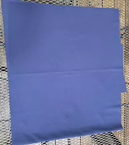 Vintage Fabric Polyester Knit 25 in x 62 in Navy Blue 60s 70s MCM Sew Material - Picture 1 of 6