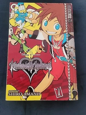 Kingdom Hearts Chain of Memories Manga Volume 1 - 2006 1st Printing  - Image 1 of 4