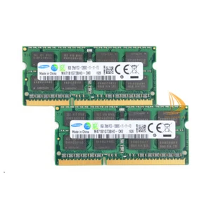 Samsung 16GB 2X 8GB DDR3 1600 MHz PC3-12800S 204PIN, SODIMM Laptop RAM Speicher - 1,5 V - Bild 1 von 5