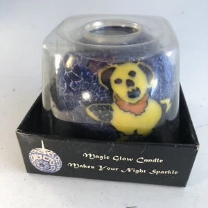 Vintage Magic Glow Kerze Runde Wachskugel Kugel Neu im Karton Tanzend Bär tot 4 Zoll - Bild 1 von 6
