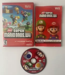 New Super Mario Bros. - Nintendo Wii 2009 Complete CiB Tested VG, Ships Boxed - Picture 1 of 4