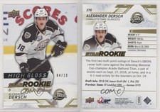 2018-19 Upper Deck CHL Star Rookies High Gloss /10 Alexander Dersch #376