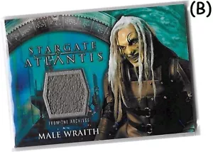 Stargate Atlantis Season 1 - "Male Wraith" Costume Card (B) - 2005 - Picture 1 of 3