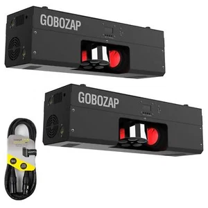 2 x Chauvet Gobozap LED Barrel Scanner with DMX Cable - Picture 1 of 3