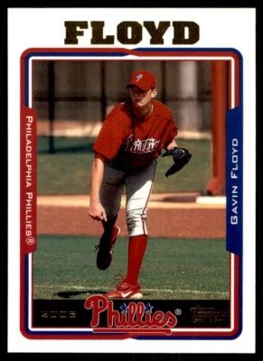 2005 TOPPS #582 GAVIN FLOYD PHILADELPHIA PHILLIES - Image 1 of 2