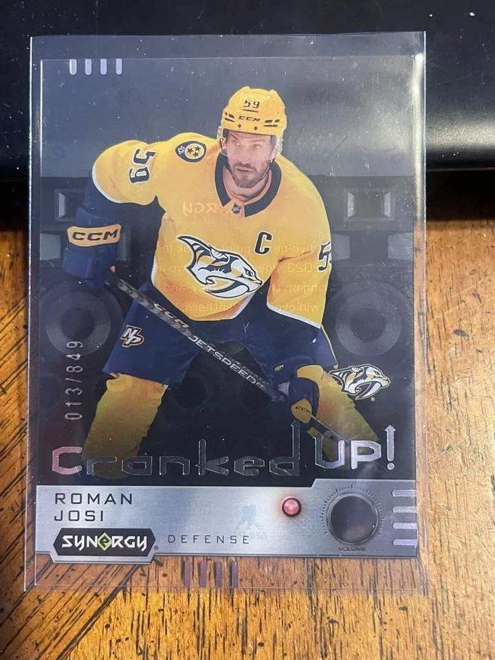 2023-24 Upper Deck Synergy Cranked Up #CR-RJ Roman Josi #'d 013/849 - Image 1 of 2