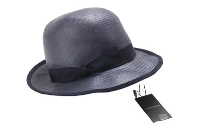 GIORGIO ARMANI Hat Men's ONE SIZE Ribbon Casual Dark Blue - Image 1 of 4