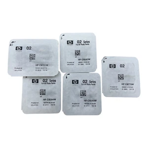 HP Serie 02 HP C8775W, HP C8721W, 2 HP CB283W, HP CB284W TINTA (PAQUETE TOTAL DE 5) - Imagen 1 de 2