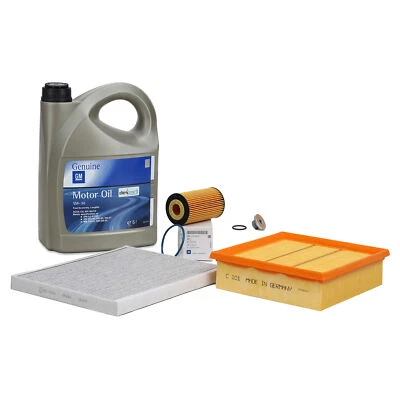 OPEL Inspektionskit Ölwechselset 5W-30 dexos2 Filterset Astra J Zafira C 1.4 1.6 - Bild 1 von 3