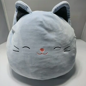 Squishmallow 14” JIOVANNE Blue CAT Sparkle Ears Kitty - Picture 1 of 6