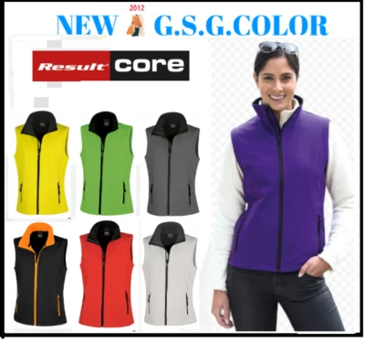 RESULT Gilet donna Smanicato Softshell Interno: micro pile extra caldo