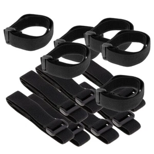 20Pcs 40cm Reusable Hook Loop Self Adhesive Cable Cord Strap Ties Organizer - Afbeelding 1 van 12