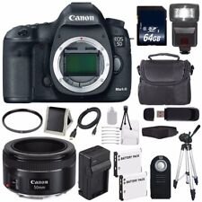 Canon EOD 5D III Digital Camera + 50mm Lens Starter Bundle 12