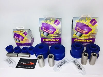 KIT BOCCOLE POWERFLEX BRACCI ANTERIORI E PONTE POSTERIORE FIAT 500 E FORD KA - Immagine 1 di 4